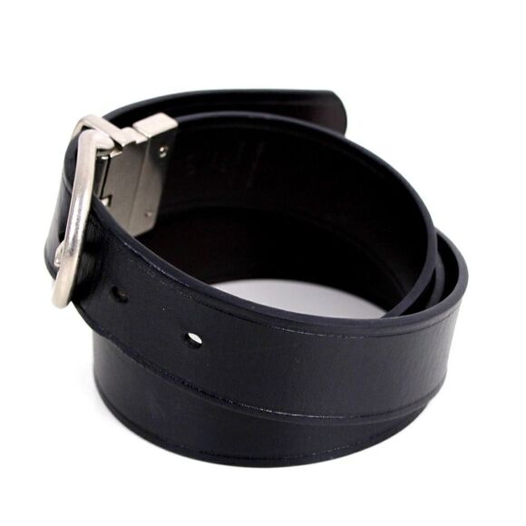 Fossil BLACK BROWN GENUINE LEATHER 1 3/4"Wd CASUAL DRESS REVERSIBLE BELT L (25M - Picture 3 of 16